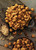 Recipe Detail - Overhead view of Cashew CaramelCrisp with flavor cues
